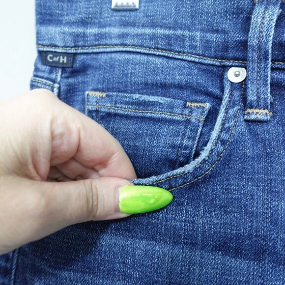 Citizens of Humanity Emerson Slim Boyfriend Jeans Sz 32 Crusade Wash Blue Denim - Picture 8 of 16